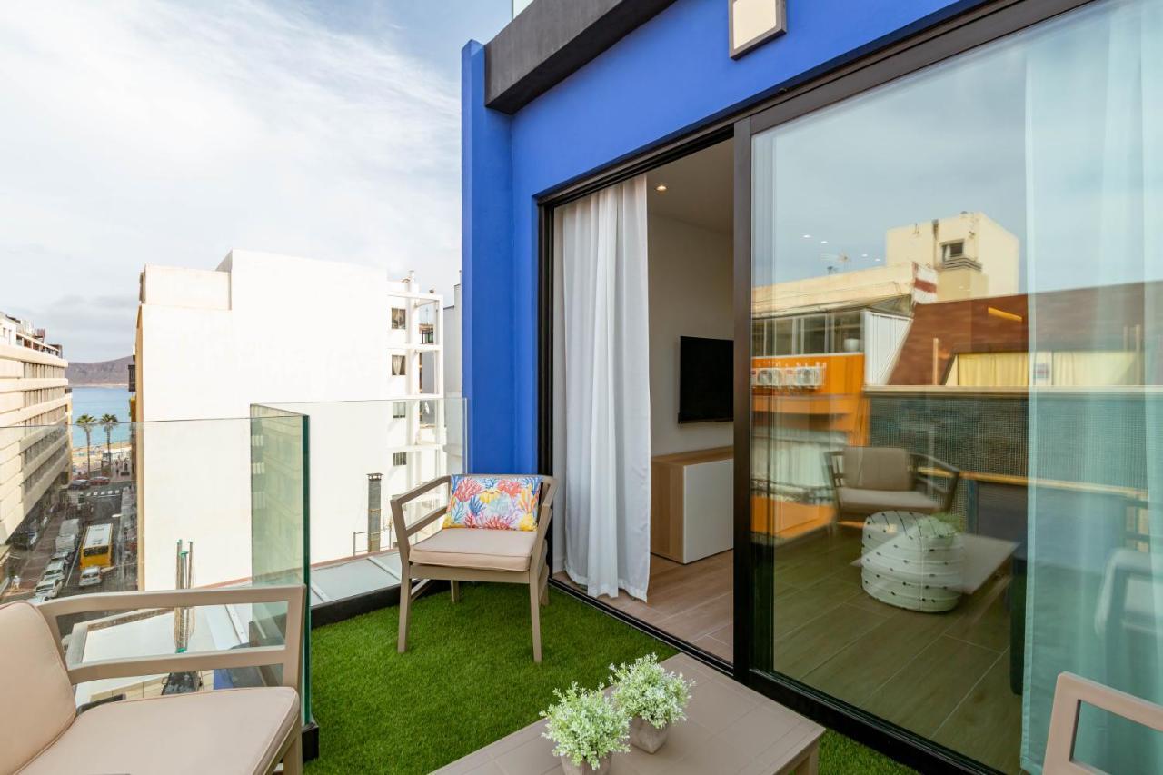 شقة Luxury Penthouse With Jacuzzi La Strada لاس بالماس دي غران كاناريا المظهر الخارجي الصورة